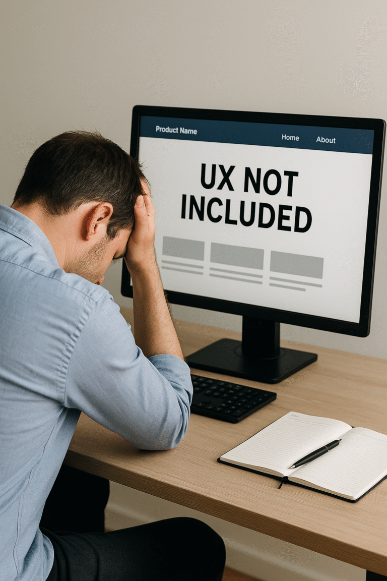Quand l’UX arrive trop tard